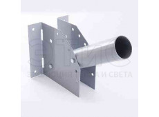 Кронштейн настенный с переменным углом наклона диаметр трубы 48мм серый Кронштейн настенный с переменным углом наклона диаметр трубы 48мм серый